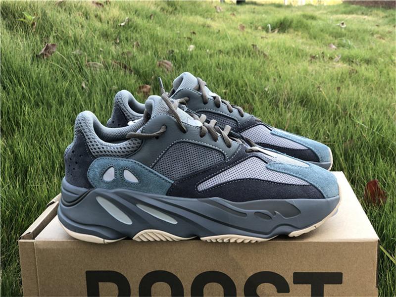 PK GOD YEEZY 700 BOOST Teal Blue RETAIL MATERIALS READY TO SHIP